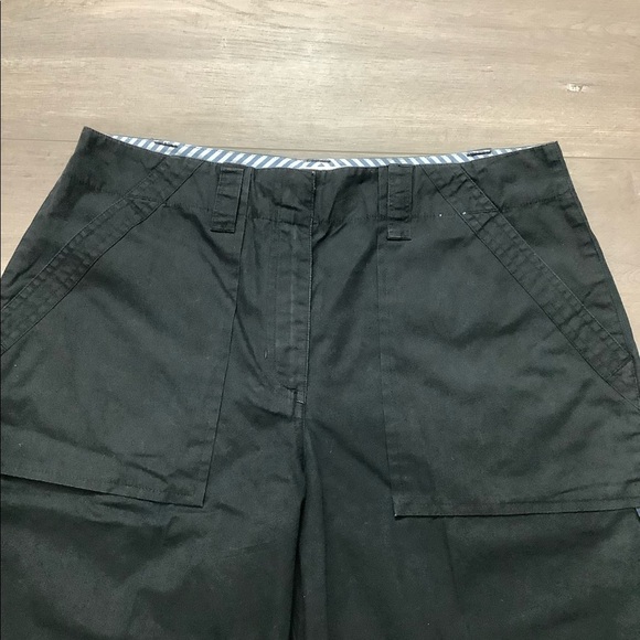 Women's Van Heusen 8 M Medium Shorts Black Bermuda Chino Khakis Cotton NWOT - Picture 5 of 11